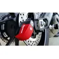 Produktbild: RADIKAL RK6 Bremsscheibenschloss mit Alarm Motorradschloss Fahrradschloss mit Alarm E Scooter Schloss mit Alarm 120dB Warnung Erschütterungssensor... - Rot/Schwarz