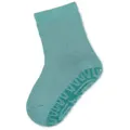 Produktbild: Sterntaler® ABS-Socken Sterntaler® Fliesen Flitzer SOFT uni Rutschsocken mit Vollplüsch im Sohlenbereich, ABS- Söckchen blau|grün 24
