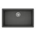 Produktbild: hansgrohe Einbauspüle S53 SilicaTec, 747x447mm, steingrau