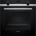 Produktbild: Siemens HB579GBR3 iQ500  Einbau-Backofen, 60 cm breit, 71L, ActiveClean, cookControl40, Air Fry, TFT-Display, edelstahl