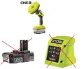 Produktbild: RYOBI R18CPS-0  18 V ONE+ Akku-Reinigungsbürste, 15 cm