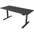 Produktbild: Steh-/Sitztisch Move 2 elektrisch Fuß anthrazit 180x80x63-127cm anthrazit