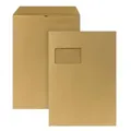 Produktbild: Versandtasche 05270336 C4 mit Fenster selbstklebend braun 250 Stück