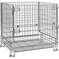 Produktbild: Kongamek Gitterbox Verzinkt 1200x1000x1180mm Vorne Halb Zu Öffnen 1000kg Tragkraft