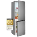 Produktbild: Exquisit Kühl-Gefrierkombination KGC231-60-E-050C inoxlook | 157 l Nutzinhalt | 4-Sterne-Gefrieren | Alarm
