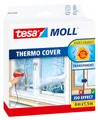 Produktbild: tesamoll Thermo Cover Fenster-Isolierfolie - Transparente Isolierfolie zur Wärmedämmung an Fenstern - Inklusive praktischer Klebelösung - 4 m x 1,5 m