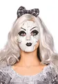 Produktbild: Leg Avenue A2757 - Porzellanpuppe Maske - Einheitsgröße, weiß, Damen Karneval Halloween Kostüm Fasching