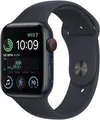 Produktbild: Apple Watch SE 2022 (GPS+Cellular) Midnight Alu 44mm Black Sp. Band