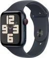 Produktbild: Apple Watch SE 2022 4G 44mm A2724 Sportarmband S/M Schwarz + originalem Zubehör