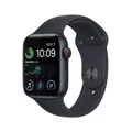 Produktbild: Apple Watch SE 2. Gen GPS Cellular 44mm Smartwatch Aluminiumgehäuse Sportarmband