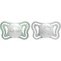Produktbild: Chicco Physio Light Physio Forma Night Schnuller 16-36 m Green/Grey 2 St.