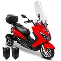 Produktbild: Rolektro Maximus MX3 E-Trike Elektromobil 25 km/h - 1500W Elektromoped für 2 Erwachsene - E-Moped 2 herausnehmbare Lithium Akkus - 3-Rad E-Mofa 140km Reichweite - Senioren-E-Dreirad Zulassung