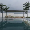Produktbild: Weide Deluxe Plus Pergola | Alu Lamellenpavillon mit Motor & LED