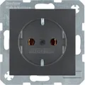 Produktbild: Berker 47431606 Schutzkontakt-Steckdose, S.1/B.3/B.7, anthrazit matt