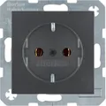 Produktbild: Berker SCHUKO-Steckdose M347431606 anthrazit matt