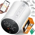 Produktbild: Heizkörperthermostat Wifi Heizungsregler Heizungsthermostat Wlan Mit Smart Home App Steuerung Alexa, Google Assistant Mit 6 Heizkörperventilen Energie & Kosten Sparen - Kesser
