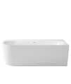 Produktbild: Calmwaters Badewanne Seamless Comfort, (5-tlg), 180 x 80 cm, Fugenloses Komplettset, vormontiertes Zubehör, 02SL6224