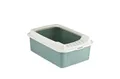 Produktbild: Rotho MyPet Eco Bonnie Katzenklo mit Top-Eingang, Kunststoff (PP recycelt), grün/weiss, M (57.2 x 39.3 x 20.9 cm)