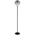 Produktbild: Globo Led-Stehleuchte Lacy, Grau, Schwarz, Weiß, Metall, Kunststoff, Glas, F, 152 cm, CE, Fußschalter, Lampen & Leuchten, Innenbeleuchtung, Stehlampen