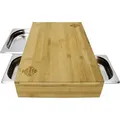 Produktbild: KS Tools 100225 Schneidbrett mit 3 Edelstahl-Auffangschalen