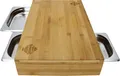 Produktbild: KS Tools 100225 Schneidbrett mit 3 Edelstahl-Auffangschalen