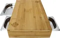 Produktbild: Schneidbrett mit 3 Edelstahl-Auffangschalen - KS Tools 100225