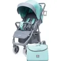 Produktbild: 4Baby | Kinderwagen - Buggy Kinderwagen - Aqua - Multifunktional - 5-Punkt Sicherheitsgurt - Einkaufskorb - bis zu 22 kg - Moody Limited Edition - Aqua
