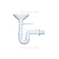 Produktbild: HAAS Trichter-Siphon 3010 DN 40, Leckwasser, Kondensatwasser, Ablauf