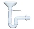 Produktbild: Haas Tropfwasser Röhrensiphon 40mm Geruchsverschluß Trichtersifon Sifon Siphon