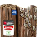 Produktbild: NOOR Weidenmatte Deluxe - Sichtschutzmatte Weidenzaun - Natur 0,9 x 3,0 m