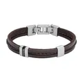 Produktbild: Elegantes Lederarmband für Herren Vintage Casual JF04133040