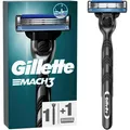 Produktbild: Gillette Nassrasierer Mach3, für Herren, 3-fach Klinge, mit 1 Klinge