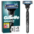 Produktbild: Gillette Mach3 Rasierer inkl. 1 Klinge schwarz