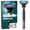 Produktbild: Gillette Nassrasierer - Mach3 + 1 Ersatzklinge