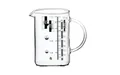 Produktbild: WMF Gourmet Messbecher Glas 500 ml, hitzebeständiges Glas, Messbecher 500ml, Skalierung für Liter, Milliliter, Tassen und Gramm