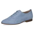 Produktbild: CAPRICE Damen Oxford aus Leder, Blau (Blue Suede), 38