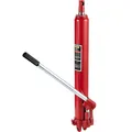 Produktbild: VEVOR Hydraulischer Langer Rammenheber, 8 Tonnen/17363 lbs Kapazität, mit Einzelkolbenpumpe und Gabelkopfsockel, manueller Hubarbeitsbühnenheber mit Griff, für Garagen-/Ladenkräne, Motorhubwerk, rot