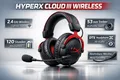 Produktbild: 🎧 HyperX Cloud III Wireless | 120h Akku PC Gaming Kopfhörer Headphone Headset ✅
