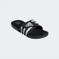 Produktbild: Adidas ADISSAGE Badelatsche/ Klettverschluss/Massagenoppen /Schwarz/ F35580 / Q1
