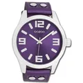 Produktbild: Oozoo Damen Armbanduhr Timepieces Analog Leder lila UOC1080A