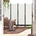 Produktbild: 4 Teilig Paravent Sonnenschutz, Klappbar Raumteiler Freistehend Sichtschutzwand Stellwand Trennwand für Büros, Balkon, Schlafzimmer, Außengarten,