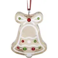 Produktbild: Swarovski Dekohänger Sammelfigur Holiday Cheers Lebkuchen Glocke Ornament (1 St), Swarovski® Kristall goldfarben|grün|rot