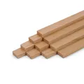 Produktbild: Woodsellers® 10er‑Set Holzleisten Lärche gehobelt 8 × 20 × 500 mm – Massivholzleisten naturbelassen & verleimfertig – für Möbelbau, Innenausbau & DIY‑Projekte