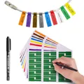 Produktbild: 540 Stück Kabelbeschriftung mit Markierstift, Geeignet für Laserdrucker, 18 B...