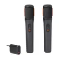 Produktbild: JBL PartyBox Wireless Mic – Set mit zwei digitalen kabellosen Mikrofonen und eingebautem Popfilter – Zubehör für die JBL PartyBox – Karaoke für zuhause