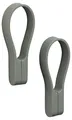 Produktbild: Zone Denmark Loop Handtuchklammern, Handtuchaufhänger, Magnetische Handtuchclips, Klammern/Clips für Handtücher und Geschirrtücher, 9 cm, 2 Stück, Olive Green (Grün)