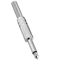 Produktbild: BestPlug 6,3mm Mono Audio Klinke Stecker Aux in Out Lötversion - Metallausführung