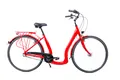 Produktbild: 28 Zoll Alu Easy Boarding City Bike SHIMANO 3 Gang Nexus Nabendynamo rot