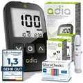 Produktbild: adia mg/dl Starterkit mit 110 Teststreifen + 110 Lanzetten 1 St