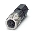 Produktbild: Phoenix Contact Steckverbinder - SACC-M12FS-5PL M, Universal, schwarz (1424652)